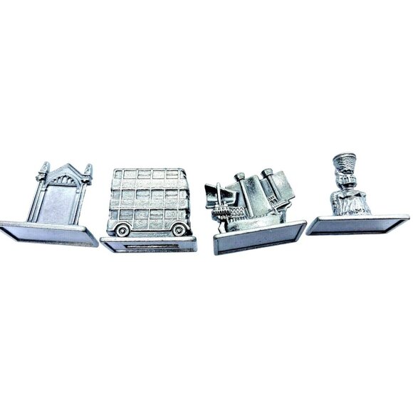 Harry Potter Scene It Goblet Bus Ship   Replacement Dice & PEWTER Moving Pieces - Picture 6 of 6